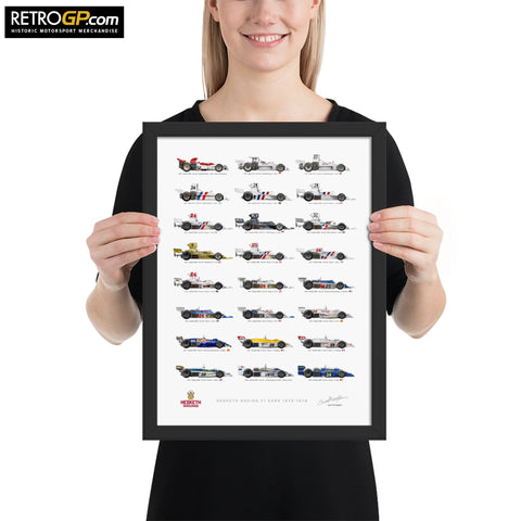 Hesketh Racing Cars Framed Print