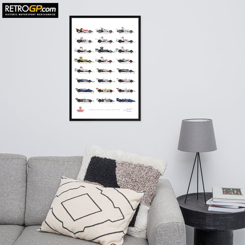 Hesketh Racing Cars Framed Print