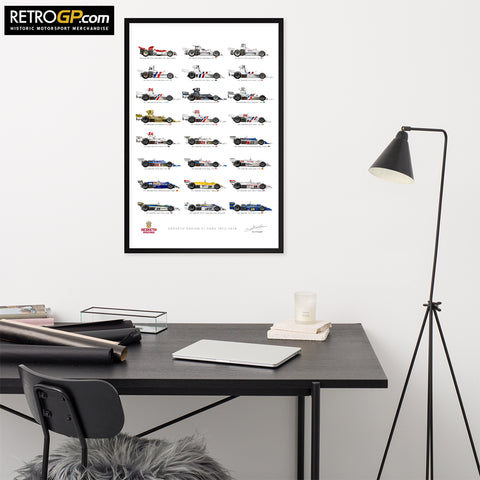 Hesketh Racing Cars Framed Print