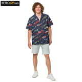 Torreggiani Hawaiian Shirt Blue