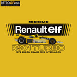 Renault RS01 Arnoux F1 Team Yellow