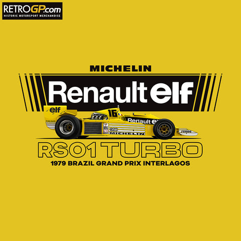 Renault RS01 Arnoux F1 Yellow