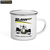 Brawn GP Enamel Mug