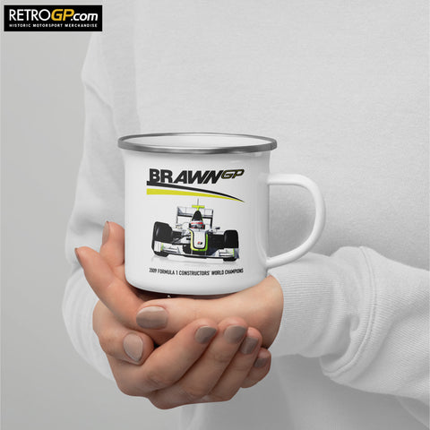 Brawn GP Enamel Mug
