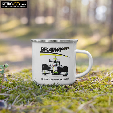 Brawn GP Enamel Mug