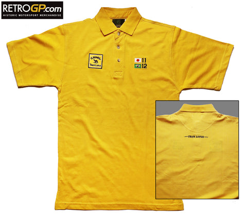 Official Camel Team Lotus Polo Shirt - MEDIUM