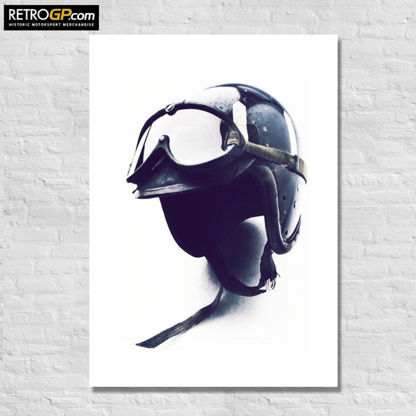 Graham Hill Helmet Print