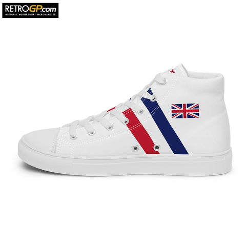 Official Hesketh Racing High Top Canvas Shoes Mens